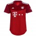 Camisola Bayern de Munique Mulher Equipamento Primeiro 2021-2022 Manga Curta